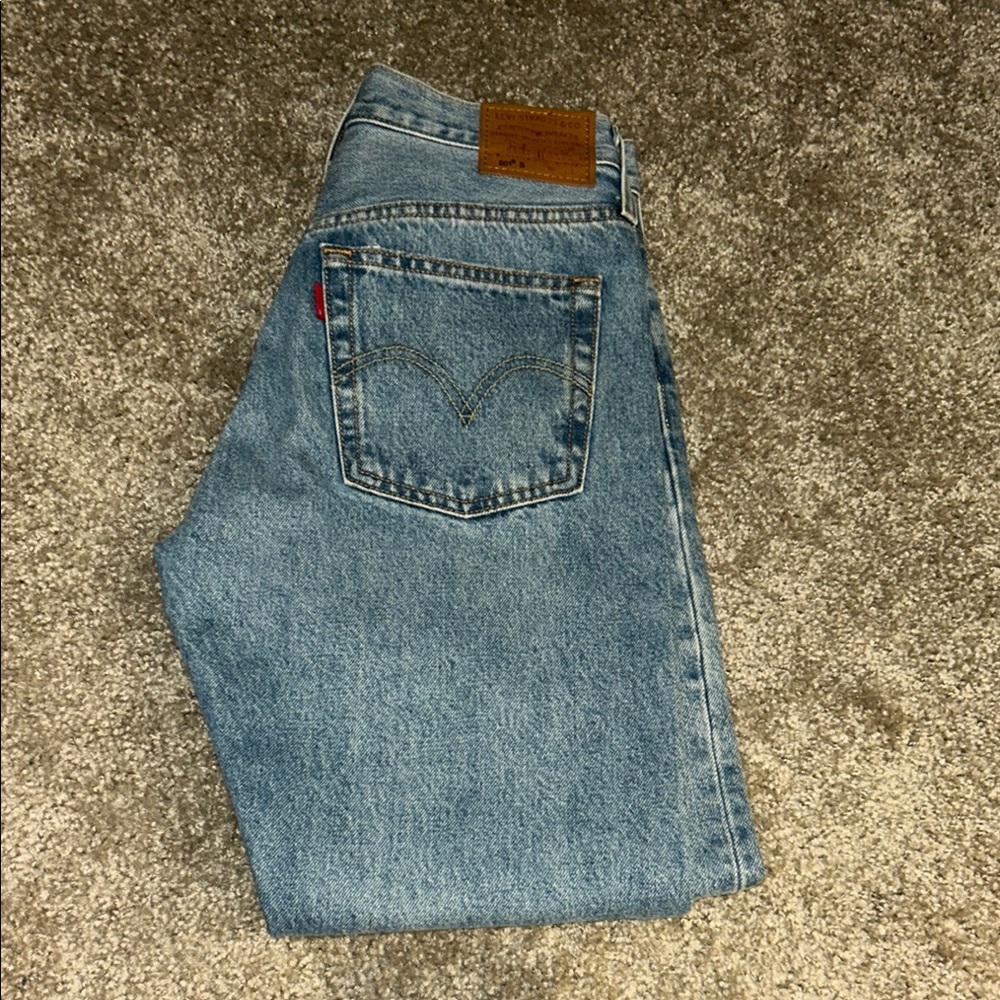 Levi's Womens Blue Jeans 501